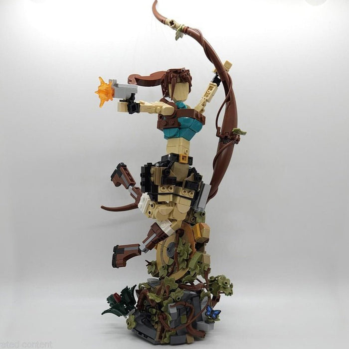 MOC-259776 Classic Lara Croft Building Blocks-LesDiy-MOC-