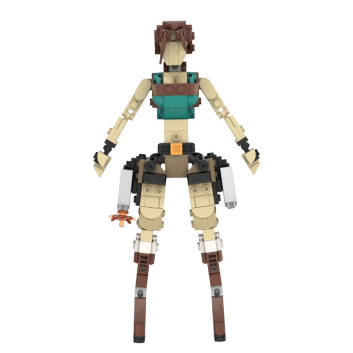 MOC-259776 Classic Lara Croft Building Blocks-LesDiy-MOC-