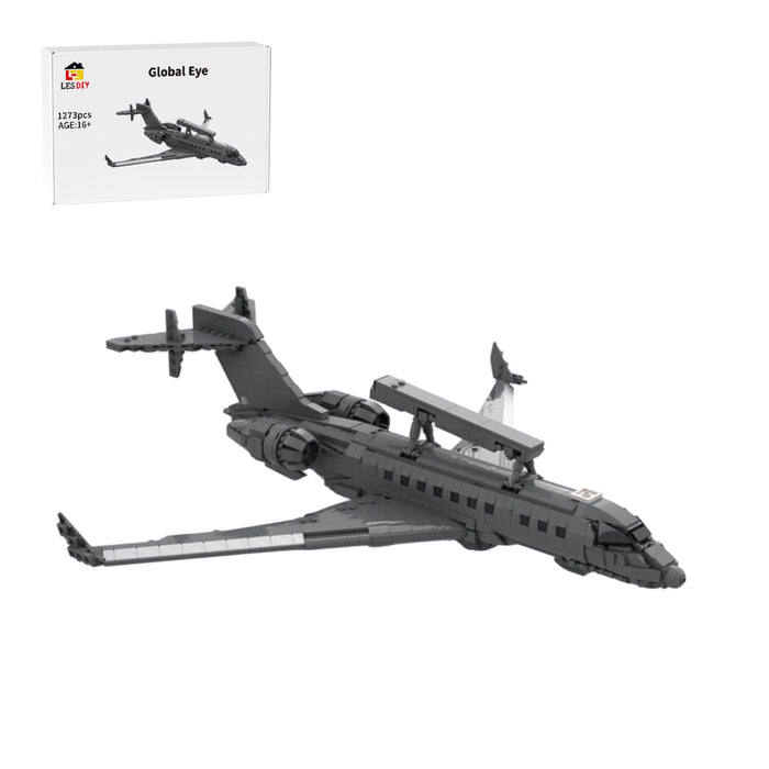 MOC-260541 Saab GlobalEye Building Blocks-LesDiy-MOC-