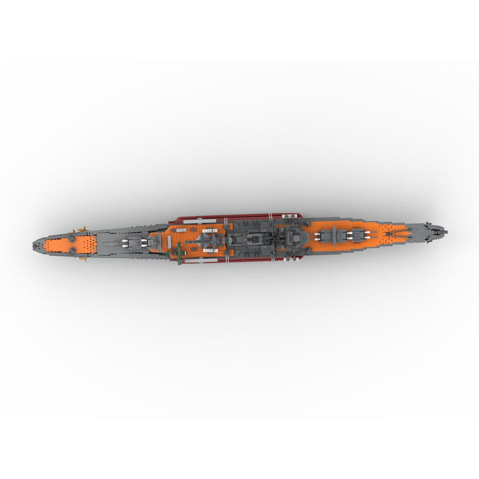 MOC-260604 1:200 Scale IJN Myoko-Class Cruiser Building Blocks-LesDiy-MOC-