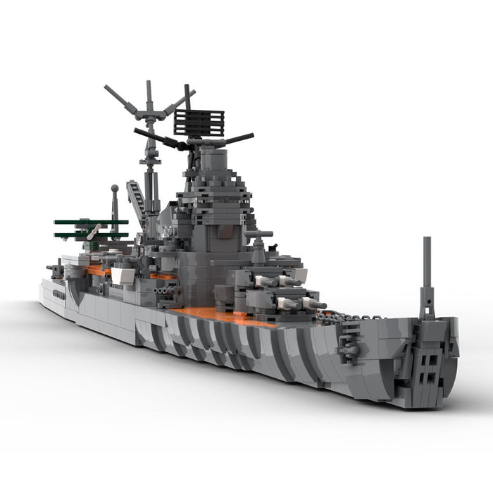 MOC-260604 1:200 Scale IJN Myoko-Class Cruiser Building Blocks-LesDiy-MOC-