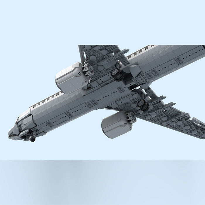 MOC-260620 B737 MAX 8 Airliner Building Blocks-LesDiy-Building Blocks-Unpainted Version