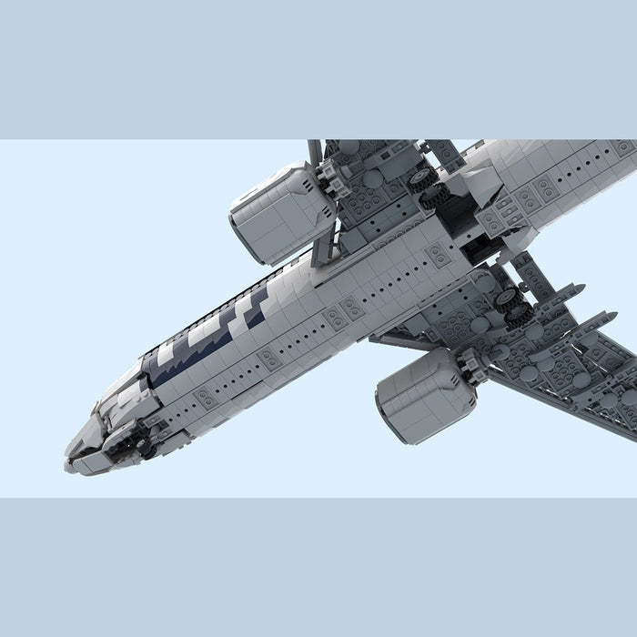 MOC-260894 Polish Livery B737 MAX 8 Civil Aviation Airliner Building Blocks-LesDiy-Building Blocks-