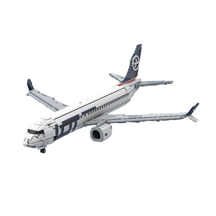 MOC-260894 Polish Livery B737 MAX 8 Civil Aviation Airliner Building Blocks-LesDiy-Building Blocks-