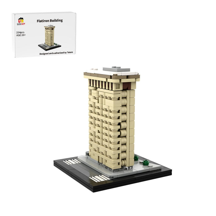 MOC-261055 Flatiron Building 1:800 Scale Building Blocks-LesDiy-MOC-