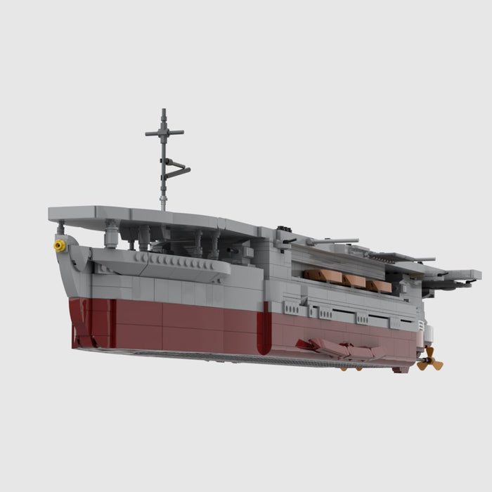 MOC-261067 1:200 Scale IJN Hōshō Aircraft Carrier Building Blocks-LesDiy-MOC-