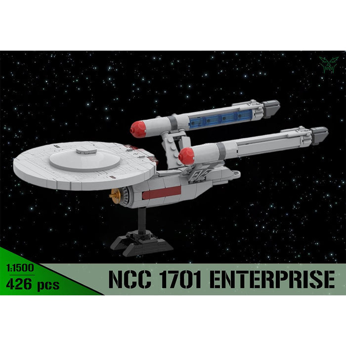 MOC - 261221 Sci - Fi NCC - 1701 Enterprise Building Blocks - LesDiy -