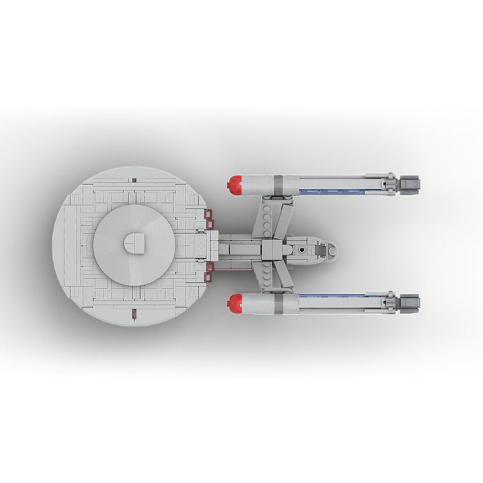 MOC - 261221 Sci - Fi NCC - 1701 Enterprise Building Blocks - LesDiy -