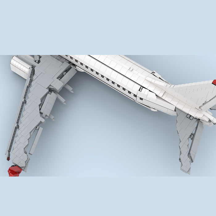 MOC-261379 Norwegian Livery B738 Commercial Airliner Building Blocks-LesDiy-Building Blocks-