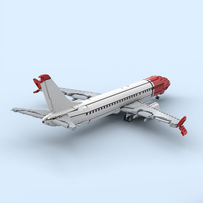 MOC-261379 Norwegian Livery B738 Commercial Airliner Building Blocks-LesDiy-Building Blocks-
