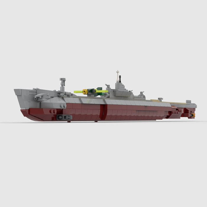 MOC-263474 1:200 Scale IJN I-400 Class Submarine Aircraft Carrier Building Blocks-LesDiy-MOC-
