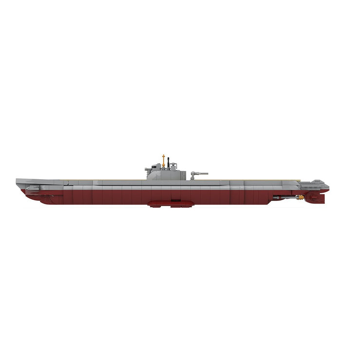 MOC-264016 1:200 Scale IJN Type B3 Long-Range Cruiser Submarine Building Blocks-LesDiy-MOC-