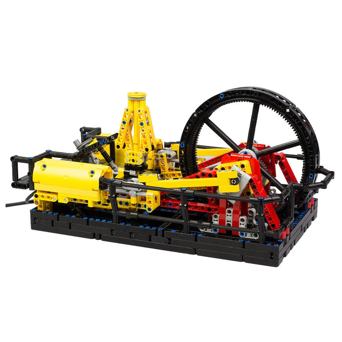 MOC-26403 + MOC-164704 Pneumatic Steam Engine & Hand Pump Station Building Blocks-LesDiy-MOC-