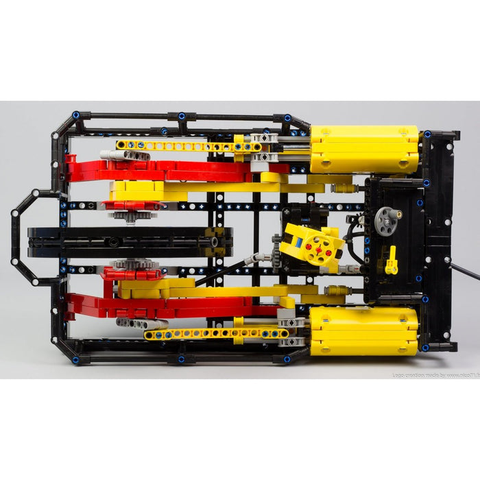 MOC-26403 + MOC-164704 Pneumatic Steam Engine & Hand Pump Station Building Blocks-LesDiy-MOC-