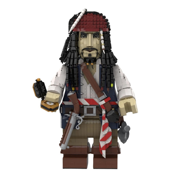MOC-264451 Captain Jack Sparrow Megafigure Building Blocks-LesDiy-MOC-