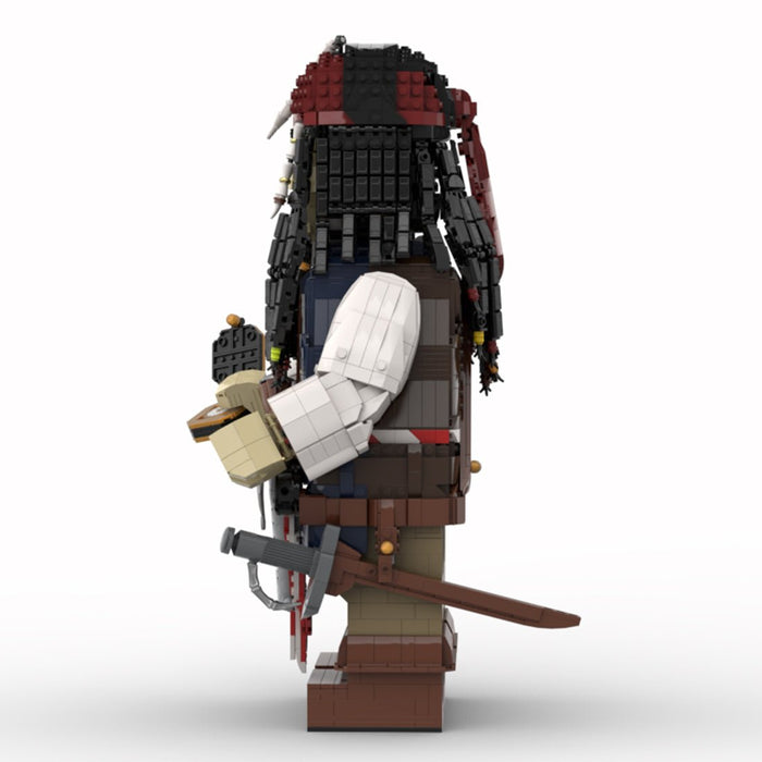 MOC-264451 Captain Jack Sparrow Megafigure Building Blocks-LesDiy-MOC-