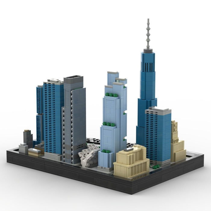 MOC-264892 New World Trade Center 2026 Version Building Blocks-LesDiy-MOC-