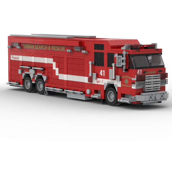 MOC-264986 2023 Pierce Arrow XT SDFR USAR 41 Building Blocks-LesDiy -