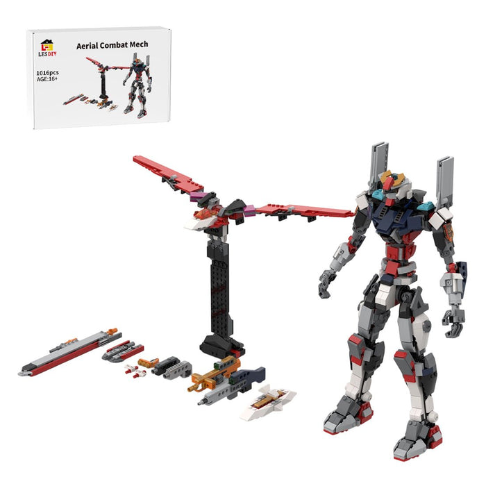 MOC-265561 Jay's Mobile Suit Strike EVA-X-105 Building Blocks-LesDiy-MOC-