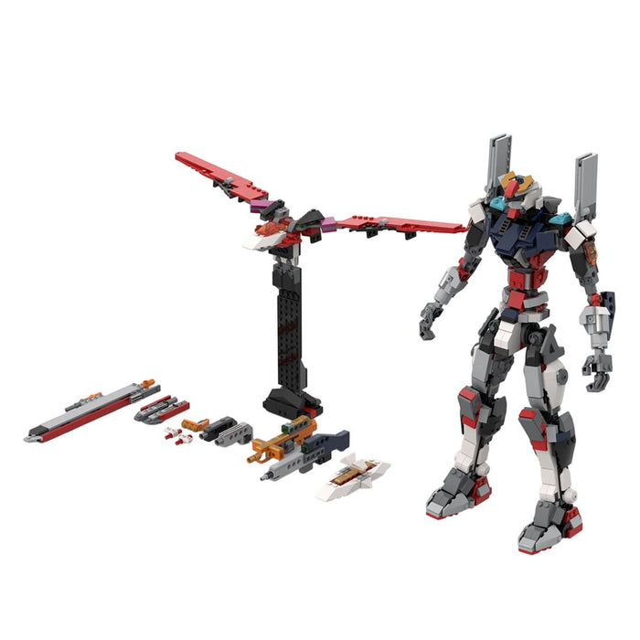 MOC-265561 Jay's Mobile Suit Strike EVA-X-105 Building Blocks-LesDiy-MOC-