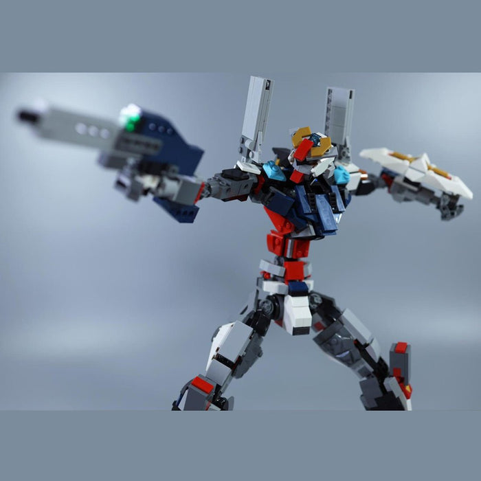 MOC-265561 Jay's Mobile Suit Strike EVA-X-105 Building Blocks-LesDiy-MOC-