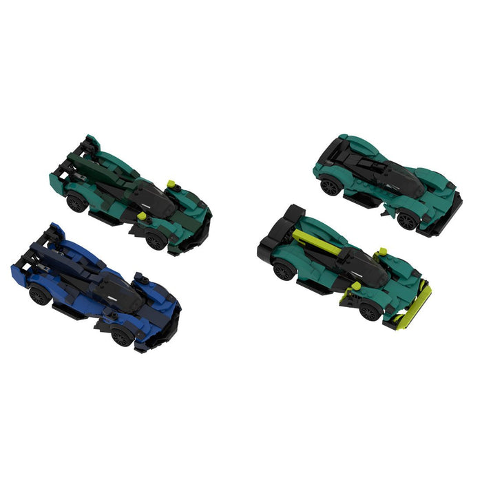 MOC-265825 Aston Martin Valkyrie 4-in-1 Building Blocks-LesDiy-MOC-