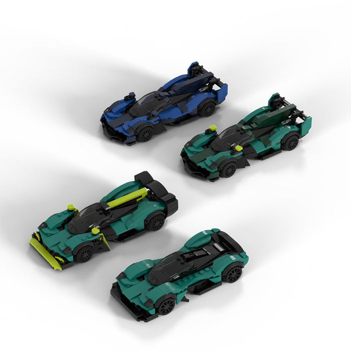 MOC-265825 Aston Martin Valkyrie 4-in-1 Building Blocks-LesDiy-MOC-