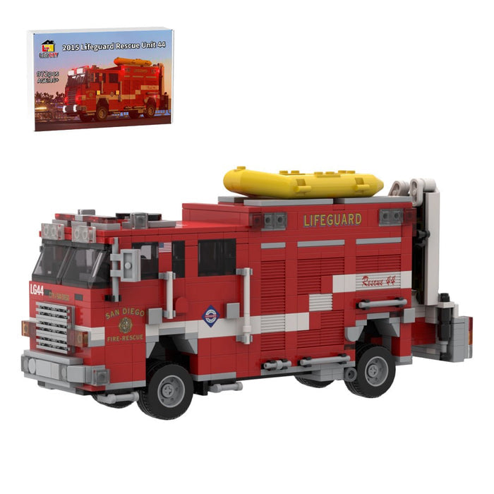 MOC-266082 2015 Pierce Saber SDFR Lifeguard Rescue 44 Building Blocks-LesDiy -