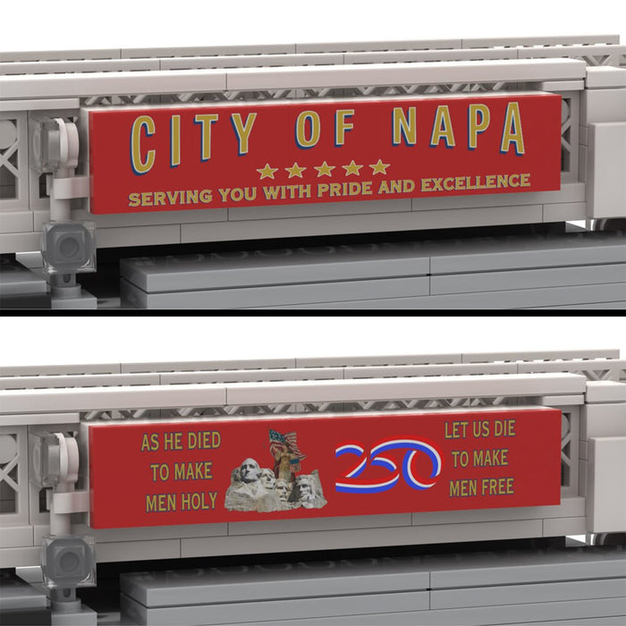 MOC-268463 2012 Pierce Velocity Fire Truck Napa City Truck 1 Building Blocks-LesDiy -