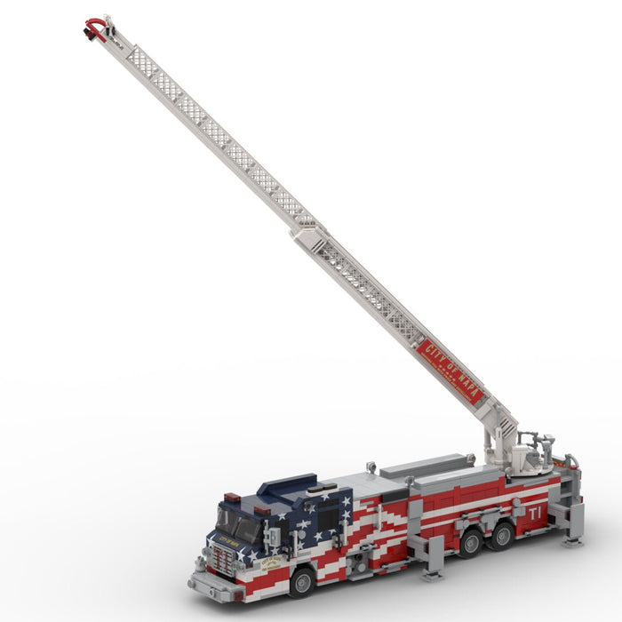 MOC-268463 2012 Pierce Velocity Fire Truck Napa City Truck 1 Building Blocks-LesDiy -