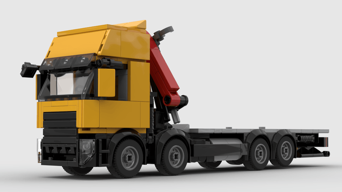 MOC-268685 8x4 Crane Truck Building Blocks-LesDiy-MOC-