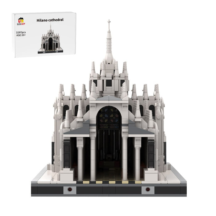 MOC-268717 Duomo di Milano Cathedral Building Blocks-LesDiy-MOC-