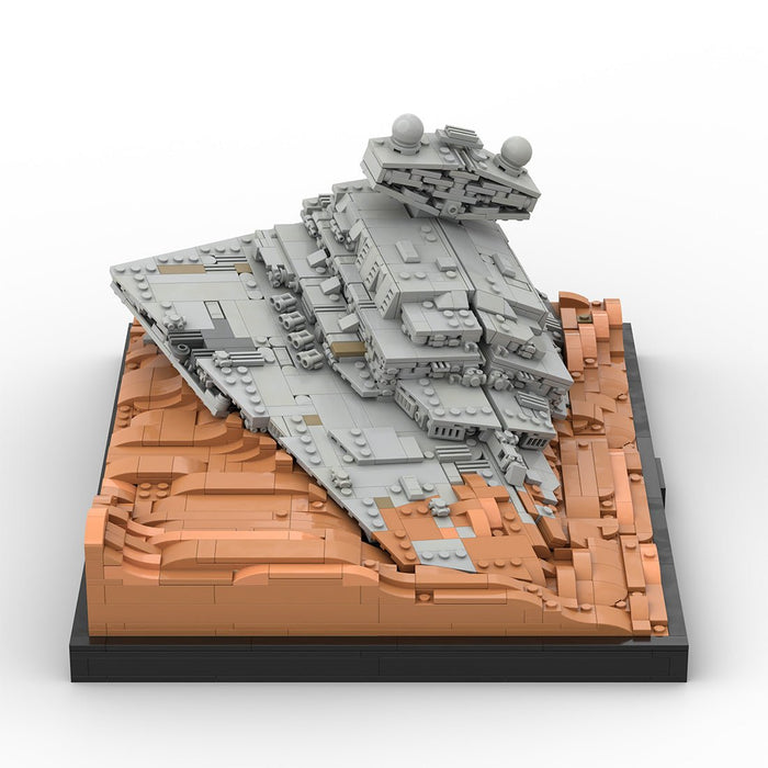 MOC-268950 ISD Inflictor Wreckage of Jakku Building Blocks-LesDiy-MOC-