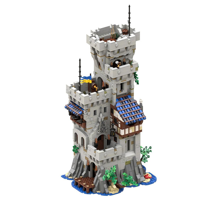 MOC-269330 Black Falcon's Outpost Castle Building Blocks-LesDiy-MOC-