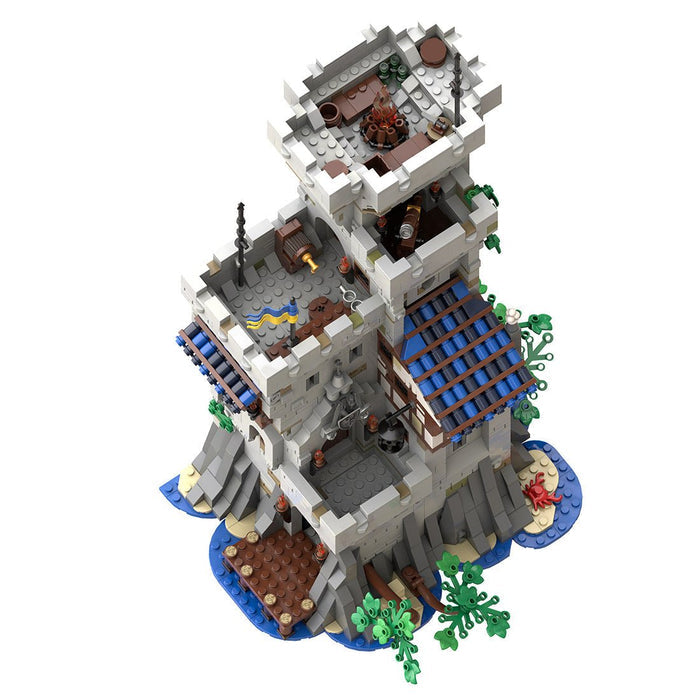 MOC-269330 Black Falcon's Outpost Castle Building Blocks-LesDiy-MOC-