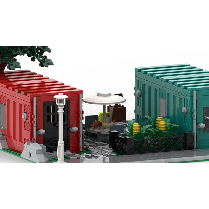 MOC-270562 Modular Container Park Building Blocks-LesDiy-MOC-