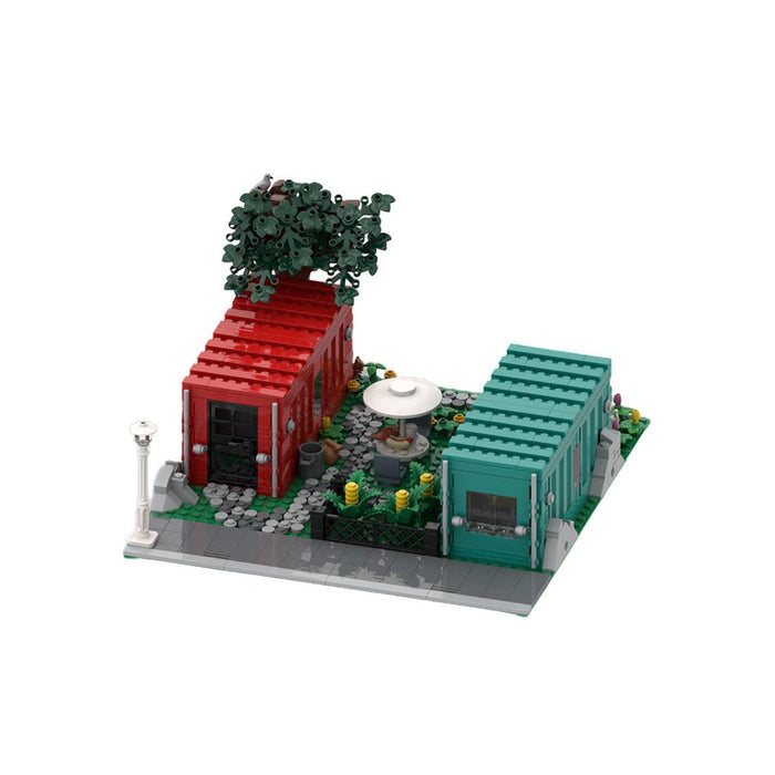 MOC-270562 Modular Container Park Building Blocks-LesDiy-MOC-