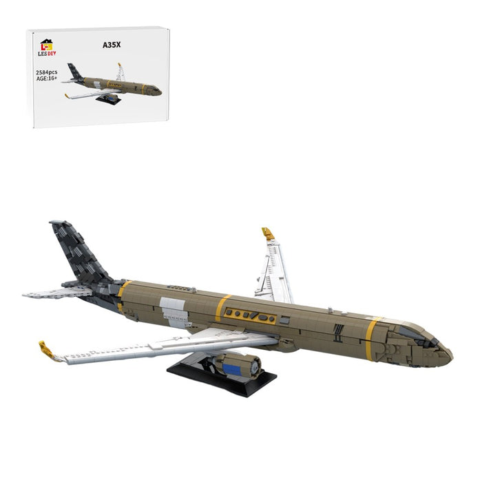 MOC-274422 Airbus A350F Launch Livery Building Blocks-LesDiy-MOC-