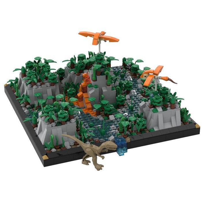 MOC - 35453 Jurassic Environment Diorama - LesDiy - MOC -