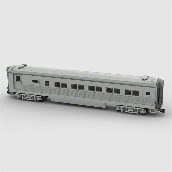 MOC - 36433 7 Wide Santa Fe Seat Coach - LesDiy - MOC -