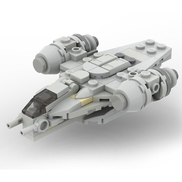 MOC - 38715 Micro Razor Crest Spaceship Model - LesDiy -