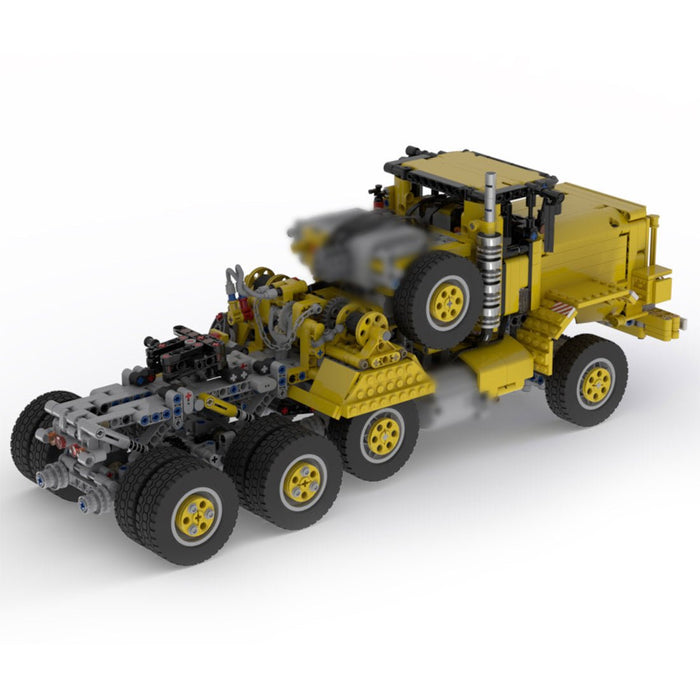 MOC - 40026 Oshkosh M911 U.S. Army HET (Heavy Equipment Transporter) Building Blocks - LesDiy - Oshkosh M911 U.S. Army HET
