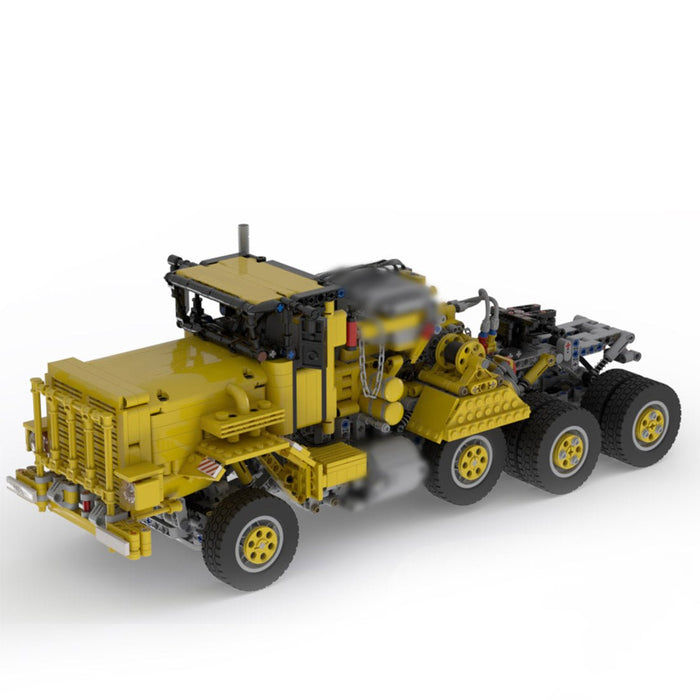 MOC - 40026 Oshkosh M911 U.S. Army HET (Heavy Equipment Transporter) Building Blocks - LesDiy - Oshkosh M911 U.S. Army HET