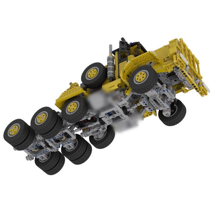 MOC - 40026 Oshkosh M911 U.S. Army HET (Heavy Equipment Transporter) Building Blocks - LesDiy - Oshkosh M911 U.S. Army HET