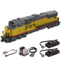MOC - 40666 EMD SD - 70 Union Pacific Building Blocks - LesDiy - MOC -