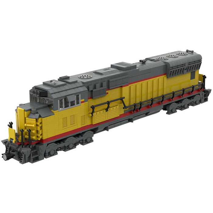 MOC - 40666 EMD SD - 70 Union Pacific Building Blocks - LesDiy - MOC -