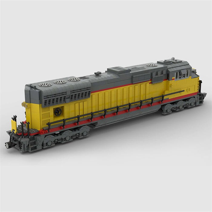 MOC - 40666 EMD SD - 70 Union Pacific Building Blocks - LesDiy - MOC -