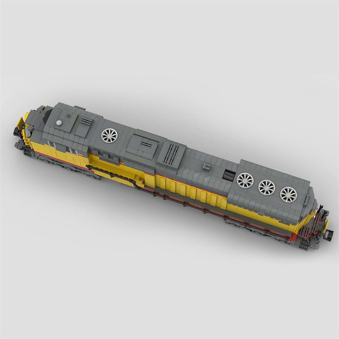 MOC - 40666 EMD SD - 70 Union Pacific Building Blocks - LesDiy - MOC -