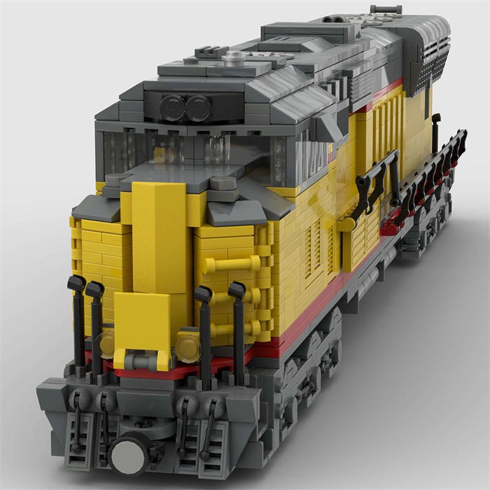 MOC - 40666 EMD SD - 70 Union Pacific Building Blocks - LesDiy - MOC -