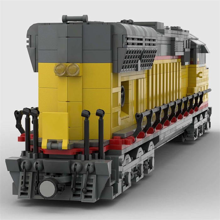 MOC - 40666 EMD SD - 70 Union Pacific Building Blocks - LesDiy - MOC -
